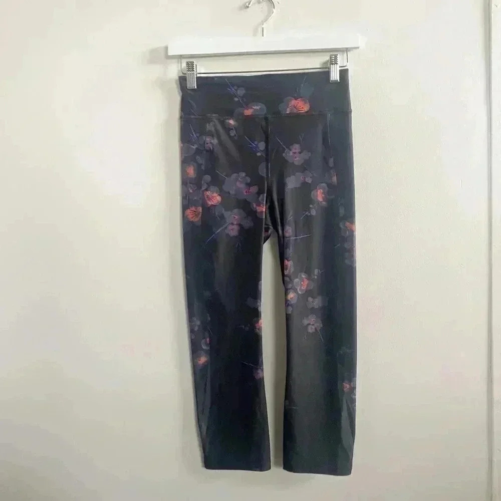 Ted baker floral cropped leggings XS